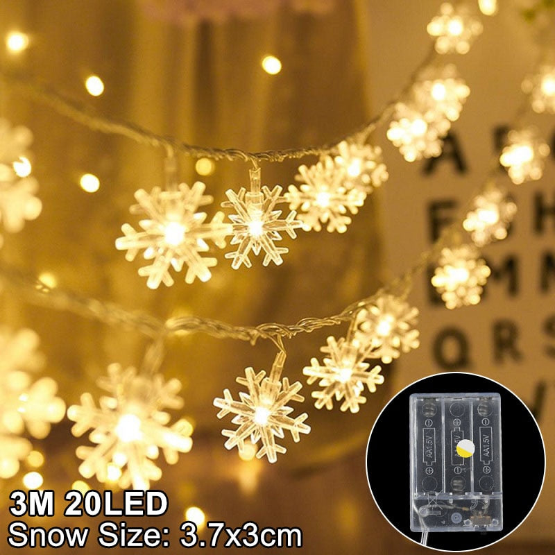 Snowflake LED Light Christmas Decorations