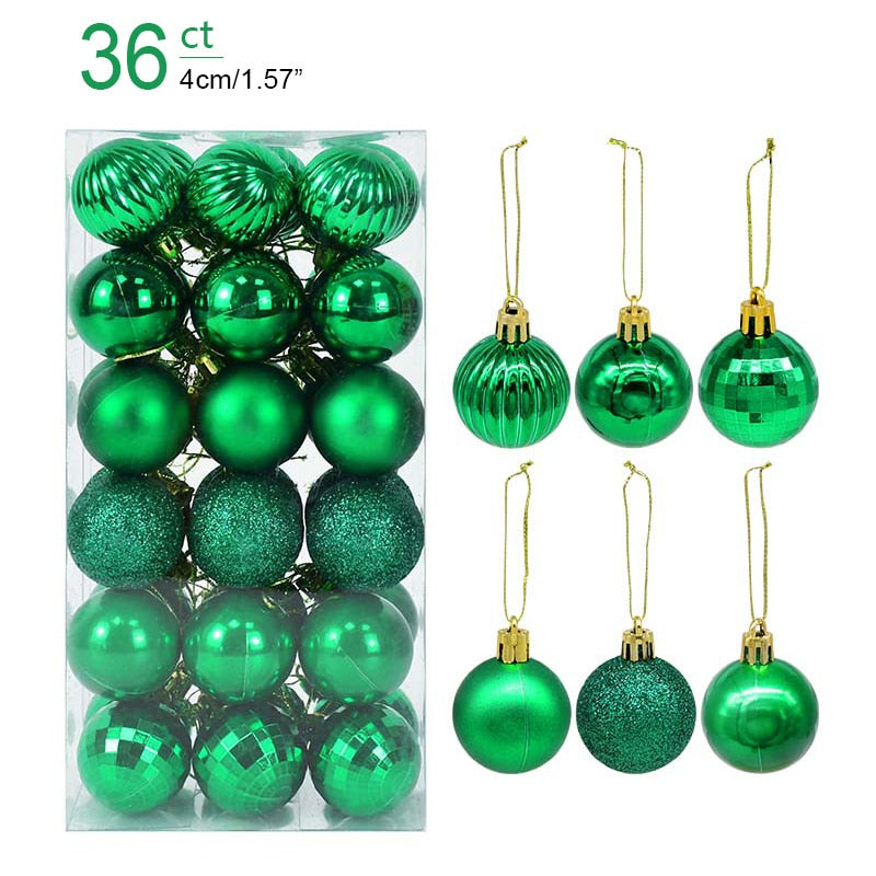 1box Christmas Balls for your Christmas Tree