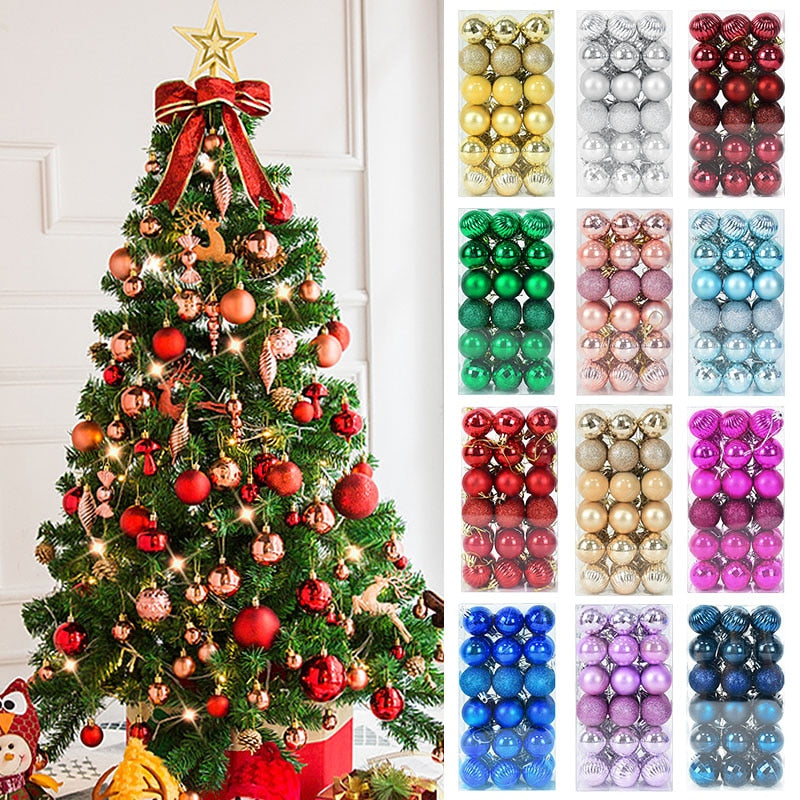 1box Christmas Balls for your Christmas Tree